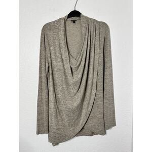 Coco Carmen Womens Size L/XL Draper Sweater Pullover Cowl Neck Long Sleeve